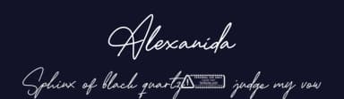 Alexanida by Kong Font — Script Handwritten Font — thumbnail 2