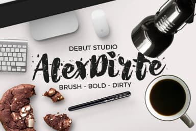 AlexDirte Font by Debut Studio — Script Handwritten Font — thumbnail 1