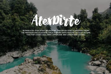 AlexDirte Font by Debut Studio — Script Handwritten Font — thumbnail 7