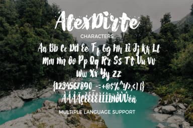 AlexDirte Font by Debut Studio — Script Handwritten Font — thumbnail 8
