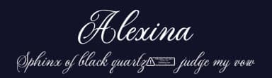 Alexina by Kong Font — Script Handwritten Font — thumbnail 2