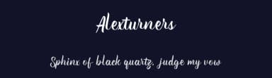Alexturners by Maulana Creative — Script Handwritten Font — thumbnail 2