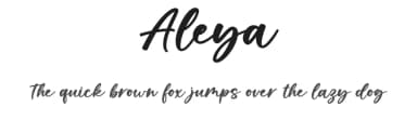 Aleya by Graphix Line Studio — Script Handwritten Font — thumbnail 1