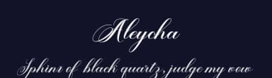 Aleycha by Skinny Type — Script Handwritten Font — thumbnail 2