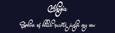 Aleyia by Riki — Script Handwritten Font — thumbnail 2