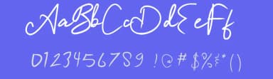 Alfa Delta by Sigit Nur Wicaksono — Script Handwritten Font — thumbnail 3