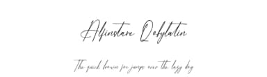 Alfinstare Qobylatin by Letterena Studios — Script Handwritten Font — thumbnail 1