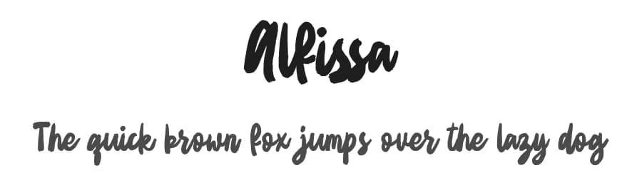 Alfissa by Weape Studio — Script Handwritten Font