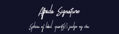 Alfrida Signature by Edric Studio — Script Handwritten Font — thumbnail 2