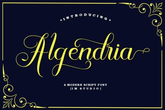Algendria Font by IM Studio — Script Handwritten Font — preview 1