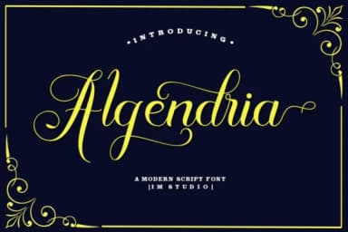 Algendria Font by IM Studio — Script Handwritten Font — thumbnail 1
