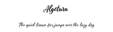 Algetura by Maulana Creative — Script Handwritten Font — thumbnail 1