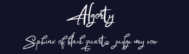 Algorty by Vunira Design — Script Handwritten Font — thumbnail 2