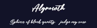 Algrowth by Maulana Creative — Script Handwritten Font — thumbnail 2