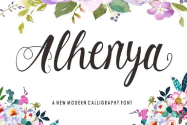 Alhenya Font by studioguntur — Script Handwritten Font — thumbnail 1