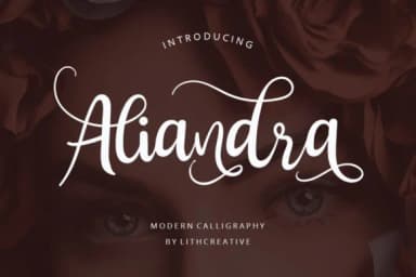 Aliandra Font by lyanatha — Script Handwritten Font — thumbnail 1