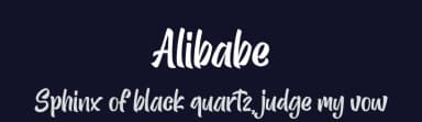 Alibabe by Almarkhatype — Script Handwritten Font — thumbnail 2