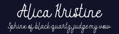 Alica Kristine by bringtypestudio.co — Script Handwritten Font — thumbnail 2