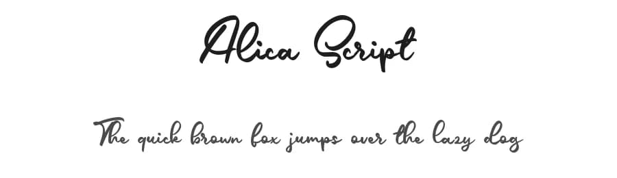 Alica Script by Colative Studio — Script Handwritten Font