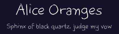 Alice Oranges by FontPanda — Script Handwritten Font — thumbnail 2