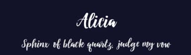 Alicia by Goodrichees — Script Handwritten Font — thumbnail 2