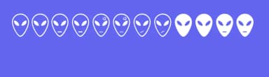Alien Faces ST by Southype — Dingbats Font — thumbnail 3