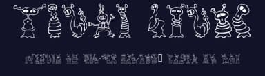Alien Twits by Cyberbuny Creations — Dingbats Font — thumbnail 2