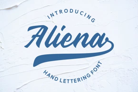 Aliena Font by Rifki (7ntypes) — Script Handwritten Font