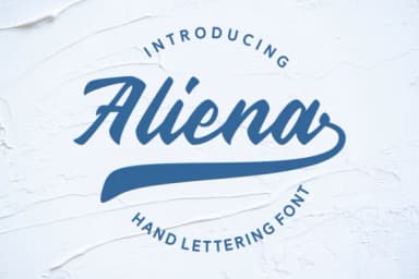 Aliena Font by Rifki (7ntypes) — Script Handwritten Font — thumbnail 1