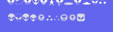 Alienator by Cosmonaut Fonts — Dingbats Font — thumbnail 3