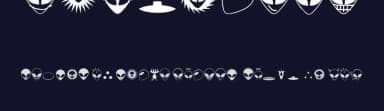 Alienator by Cosmonaut Fonts — Dingbats Font — thumbnail 2