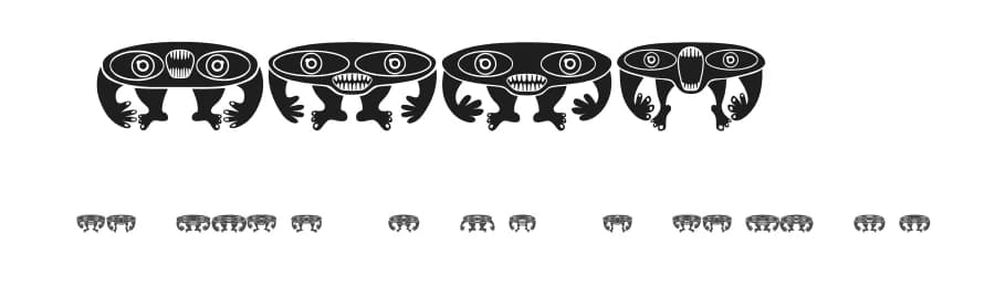 Aliens by Vladimir Nikolic — Dingbats Font