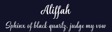 Aliffah by Kong Font — Script Handwritten Font — thumbnail 2