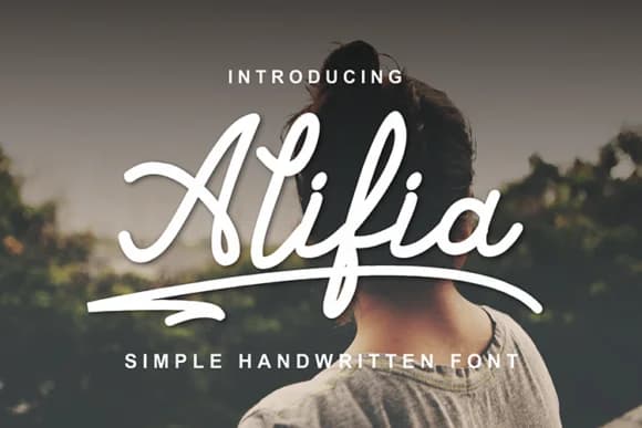 Alifia Font by figuree studio — Script Handwritten Font