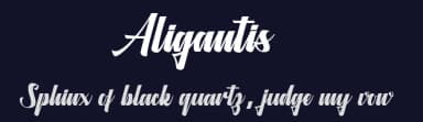 Aligantis by Azetype Studio — Script Handwritten Font — thumbnail 2