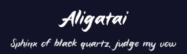 Aligatai by JunCreative — Script Handwritten Font — thumbnail 2