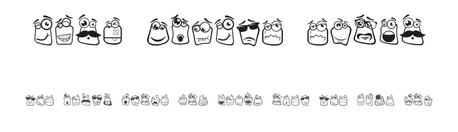 Alin Square Emoji by Haslinda Adnan — Dingbats Font