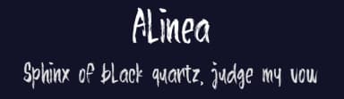 Alinea by Hindra Permana — Script Handwritten Font — thumbnail 2