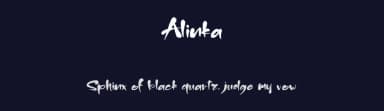 Alinka by Pineungtype Missinklab — Script Handwritten Font — thumbnail 2