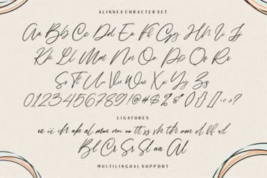Alinnea Font by Garisman Studio — Script Handwritten Font — thumbnail 7