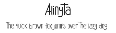 Alinyta by erik5541 — Script Handwritten Font — thumbnail 1