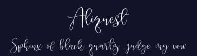 Aliquest by Sronstudio — Script Handwritten Font — thumbnail 2