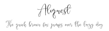 Aliquest by Sronstudio — Script Handwritten Font — thumbnail 1