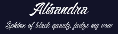 Alisandra by Mikrojihad Typography — Script Handwritten Font — thumbnail 2