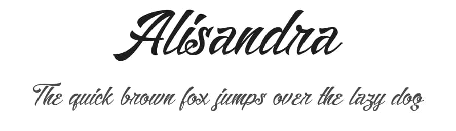 Alisandra by Mikrojihad Typography — Script Handwritten Font