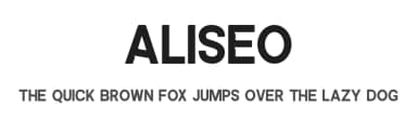 Aliseo by Robin Campistron — Sans Serif Font — thumbnail 1