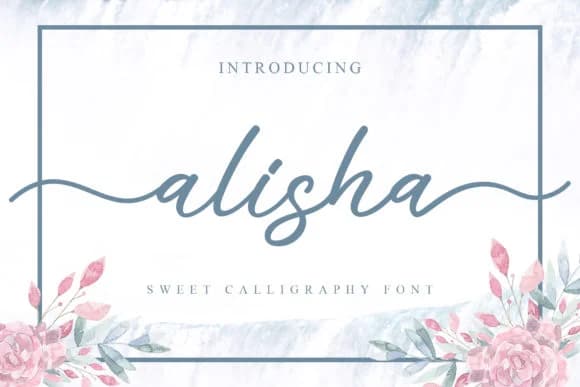 Alisha Font by alphArt — Script Handwritten Font
