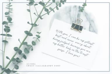 Alisha Font by alphArt — Script Handwritten Font — thumbnail 5