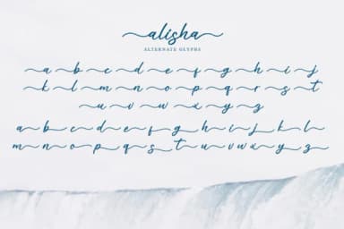Alisha Font by alphArt — Script Handwritten Font — thumbnail 8
