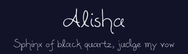 Alisha by Kreative Korporation — Script Handwritten Font — thumbnail 2